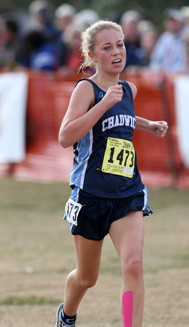 2009 CIF XC Girls D5-075.JPG - 2009 California CIF Cross Country Championships, Woodward Park, Fresno, California